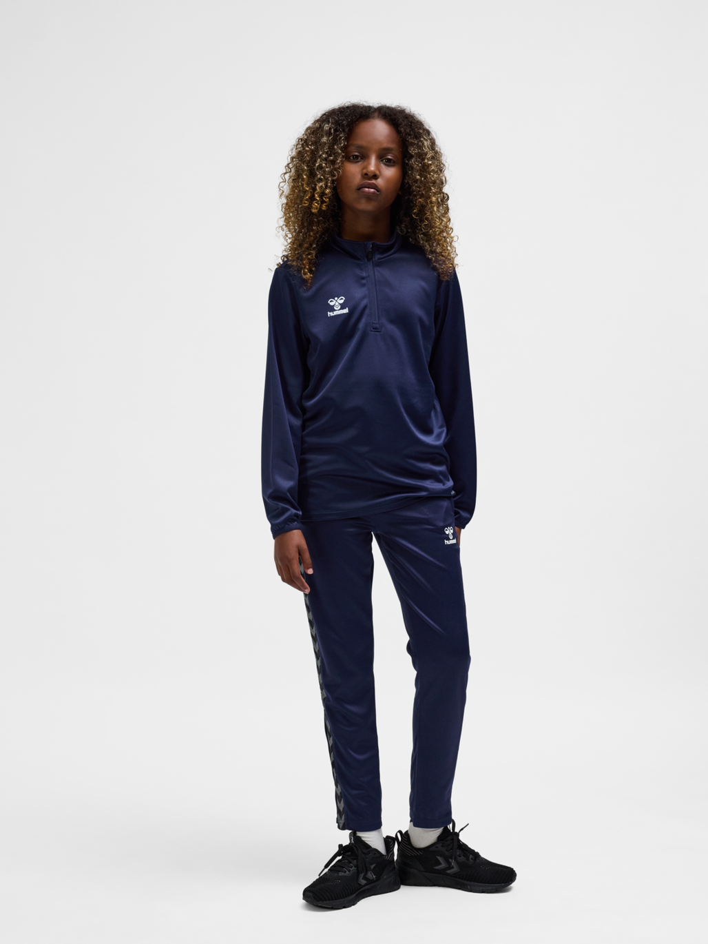 hmlESSENTIAL HALF-ZIP KIDS