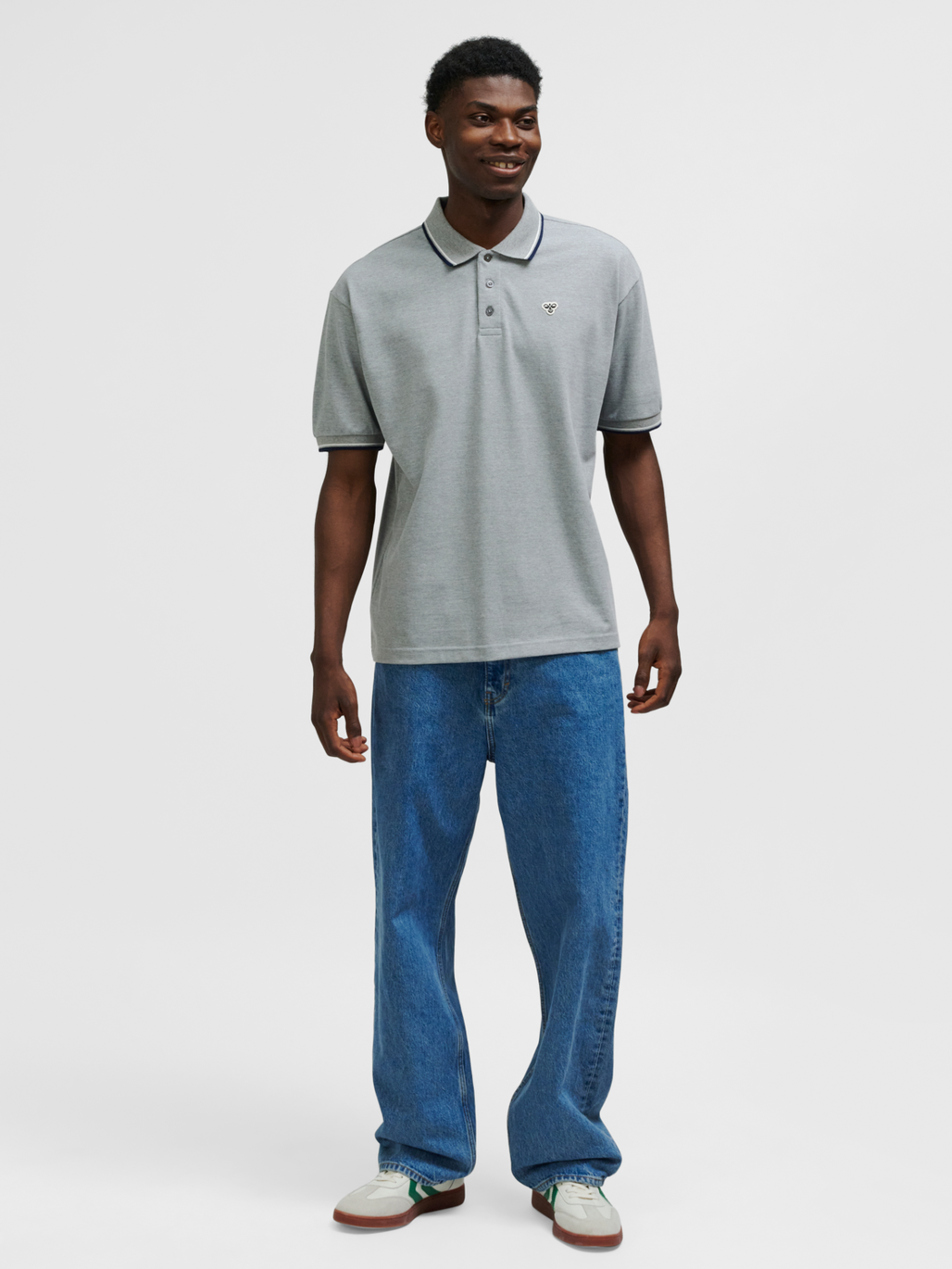 hmlLOOSE POLO SHIRT S/S BEE