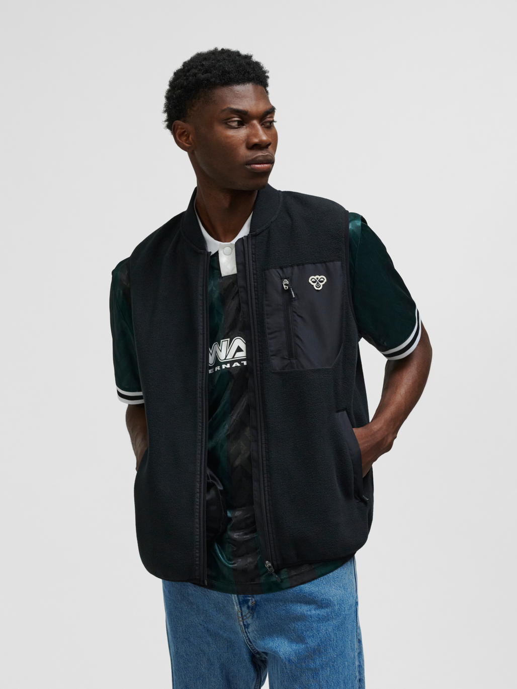 hmlFLEECE WAISTCOAT BEE