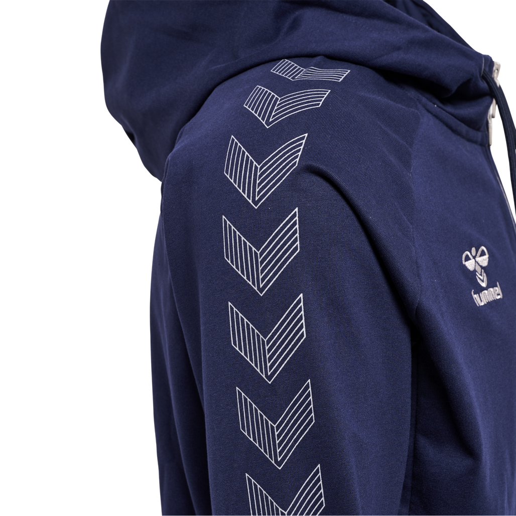 hmlMOVE GRID COTTON ZIP HOODIE