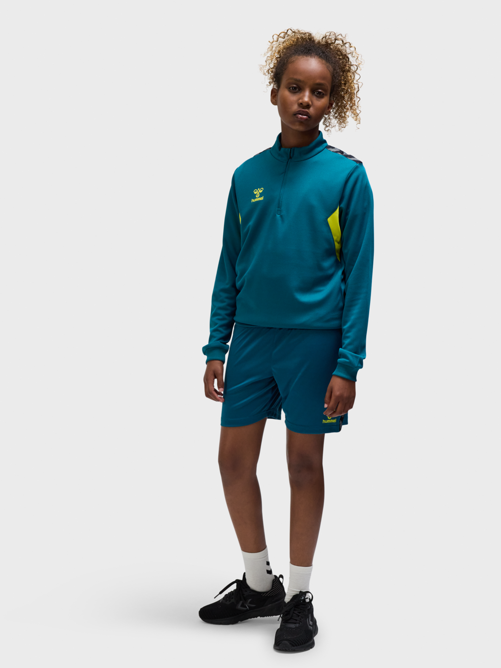 hmlAUTHENTIC HALF ZIP SWEAT KIDS