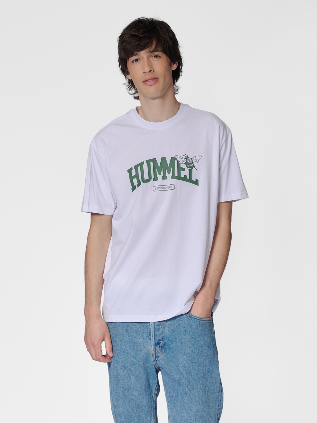 hmlLOOSE TEE S/S UNIVERSITY BEE