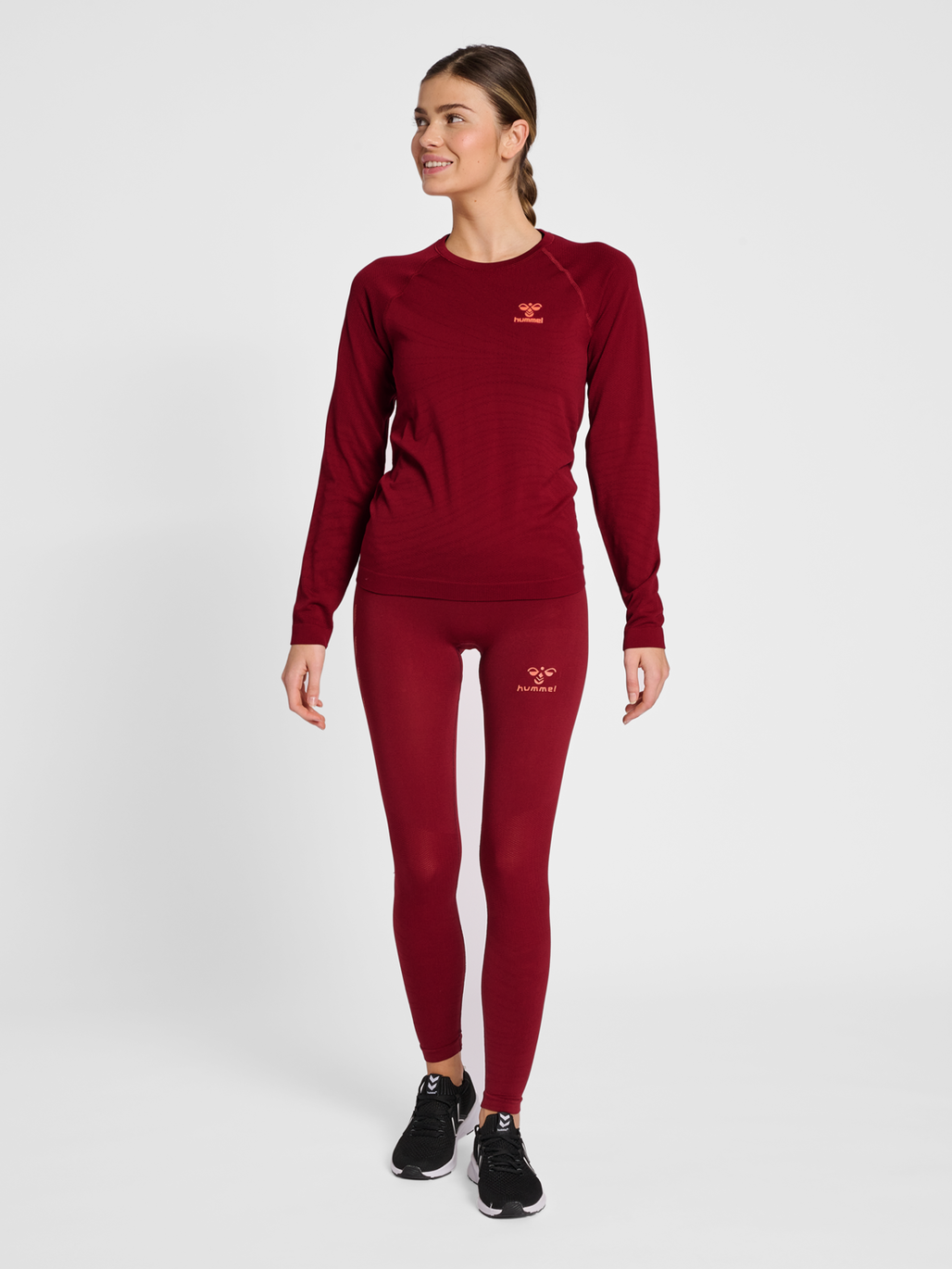 hmlONGRID SEAMLESS L/S WO