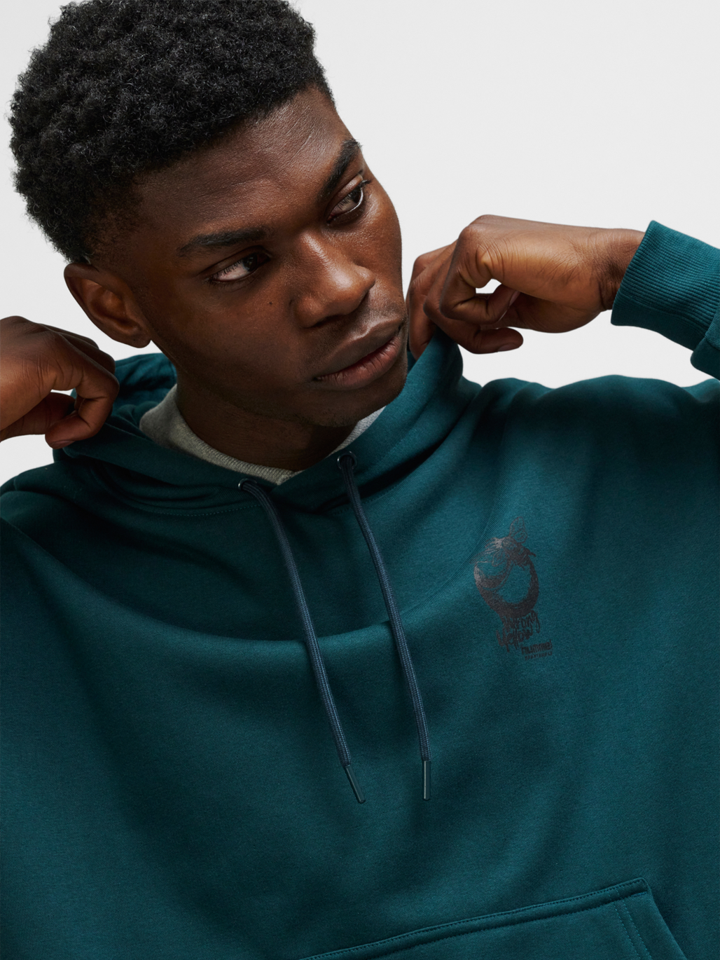 hmlLOOSE HOODIE WRONG YELLOW