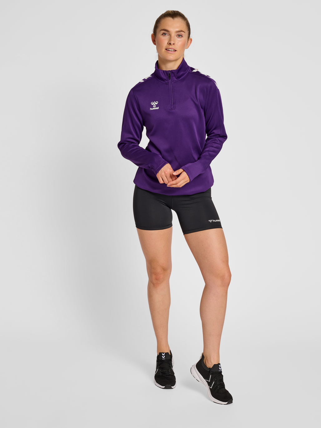 hmlCORE XK HALF ZIP SWEAT WOMAN