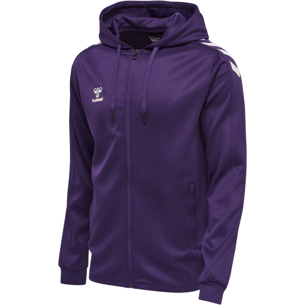 hmlCORE XK POLY ZIP HOOD SWEAT