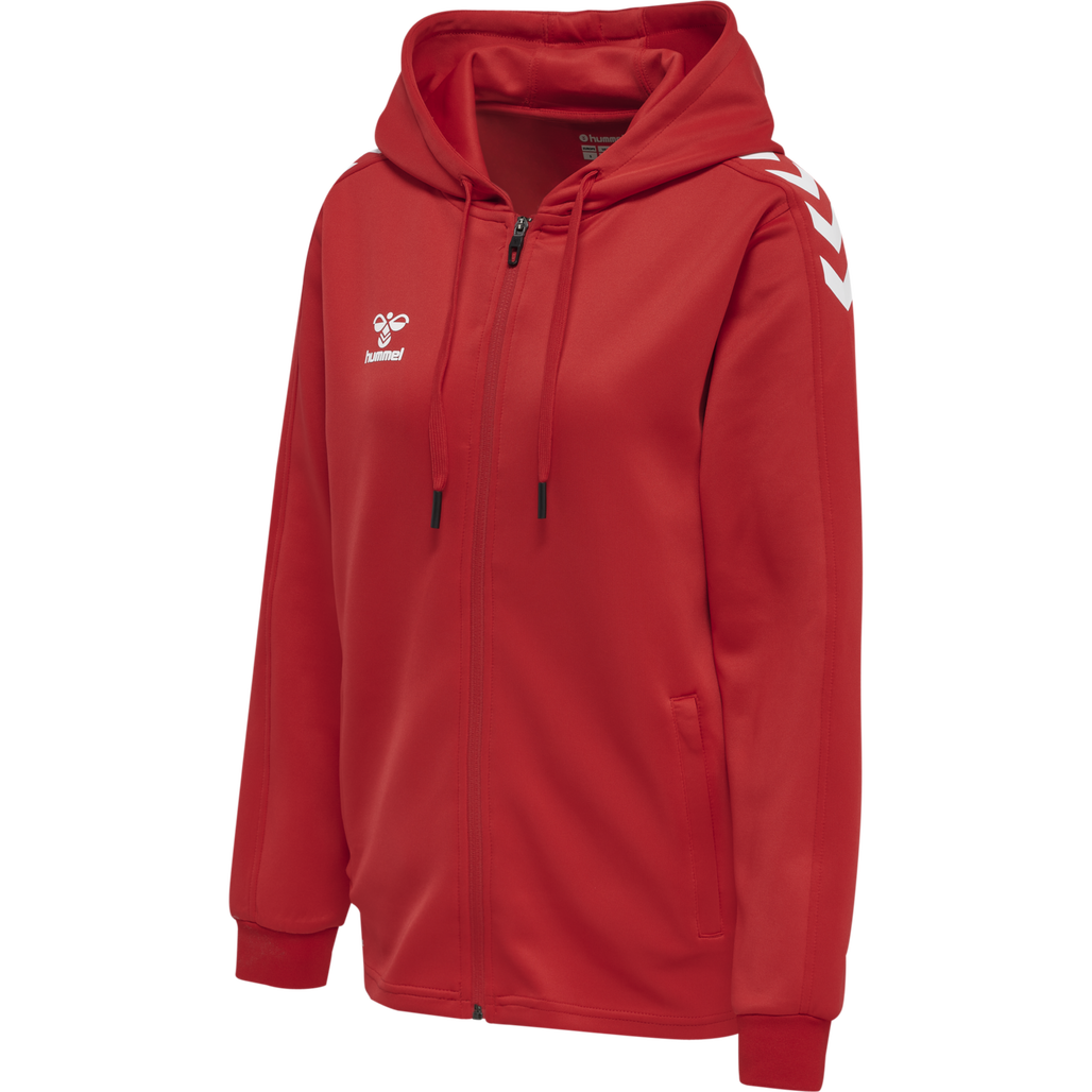 hmlCORE XK POLY ZIP HOOD SWEAT WOMA