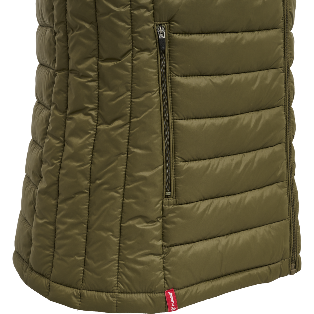 hmlRED QUILTED WAISTCOAT WOMAN