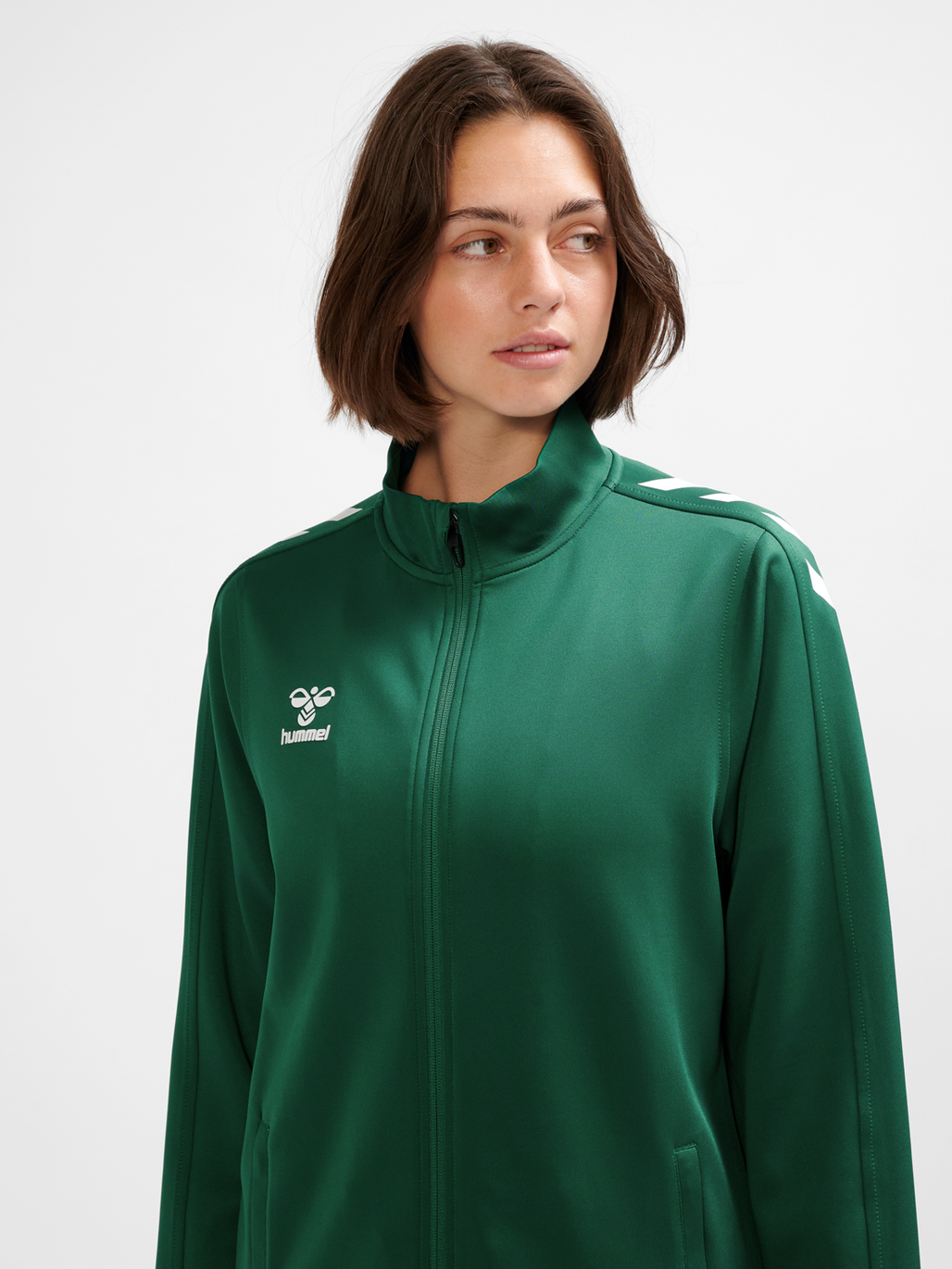 hmlCORE XK POLY ZIP SWEAT WOMAN