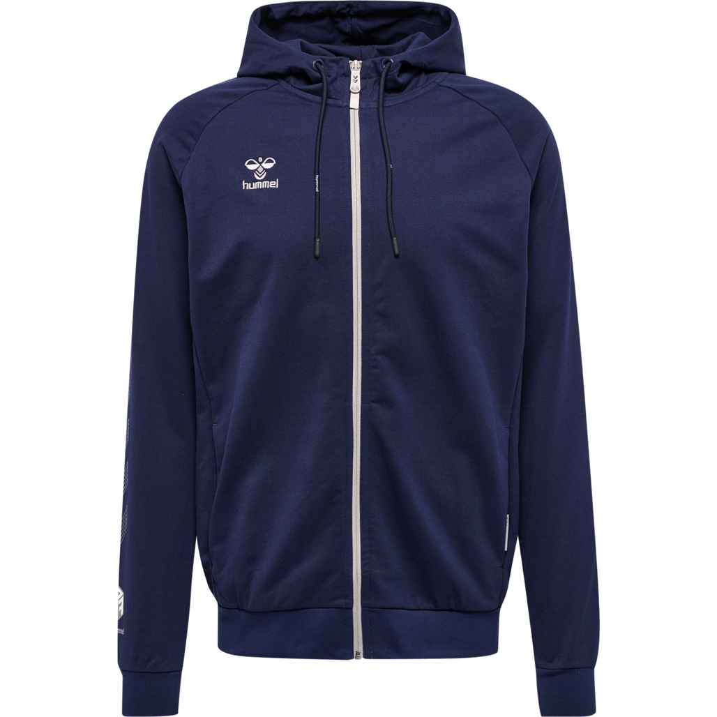 hmlMOVE GRID COTTON ZIP HOODIE