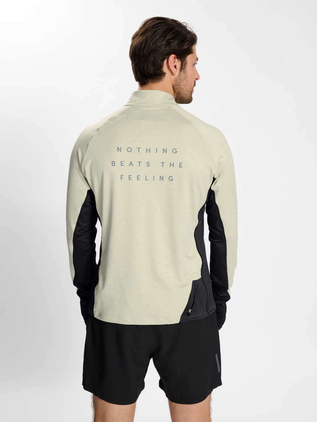 nwlMESA 1/2 ZIP L/S MEN