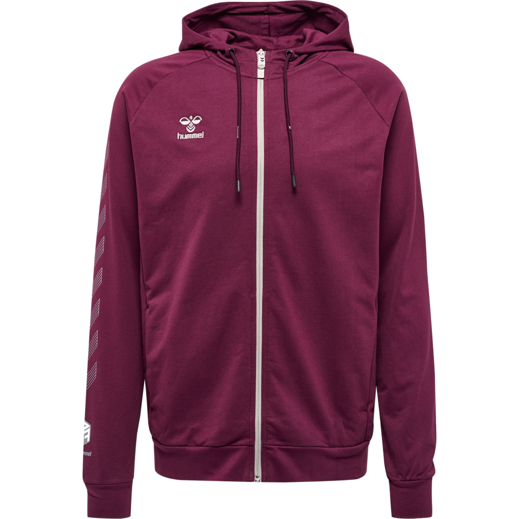 hmlMOVE GRID COTTON ZIP HOODIE