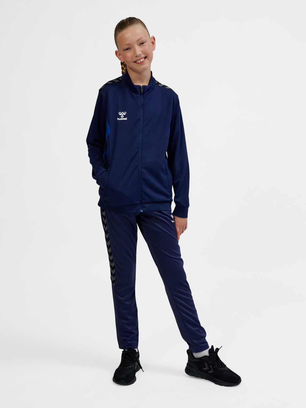 hmlAUTHENTIC PL ZIP JACKET KIDS