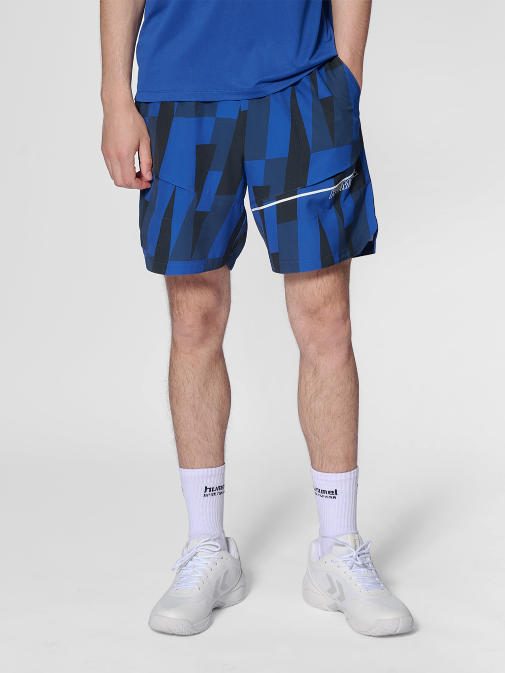 hmlCOURT AOP POCKET SHORTS