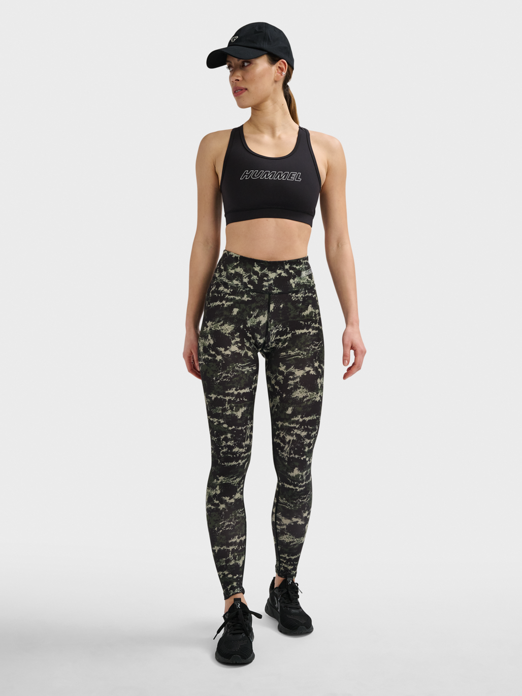 hmlTE TWIST AOP MID WAIST TIGHTS