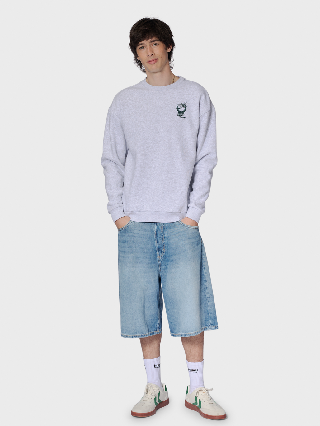 hmlLOOSE CREW WRONG YELLOW