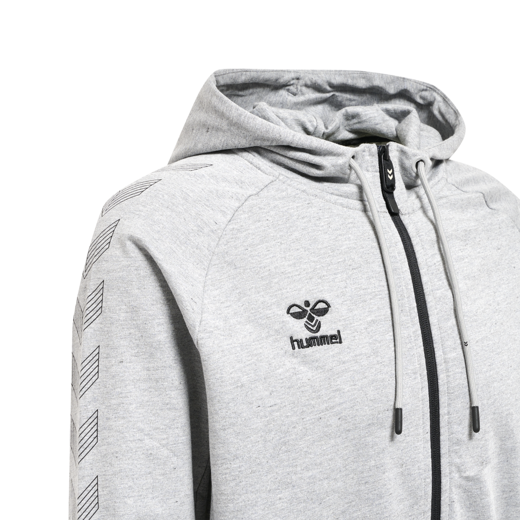 hmlMOVE GRID COTTON ZIP HOODIE