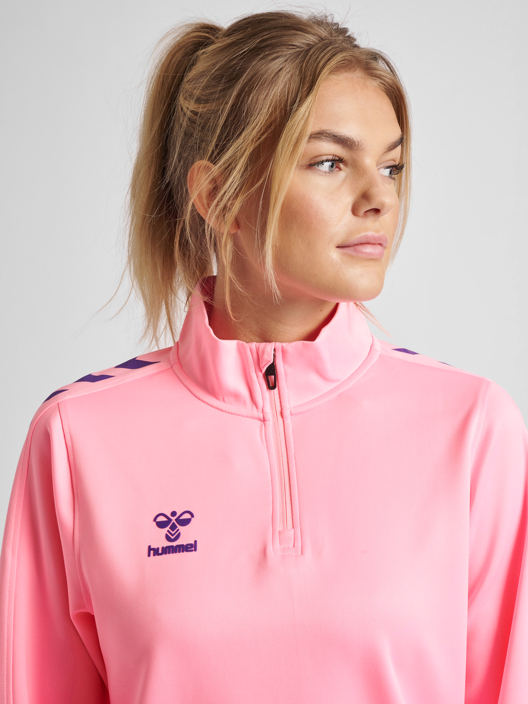 hmlCORE XK HALF ZIP SWEAT WOMAN