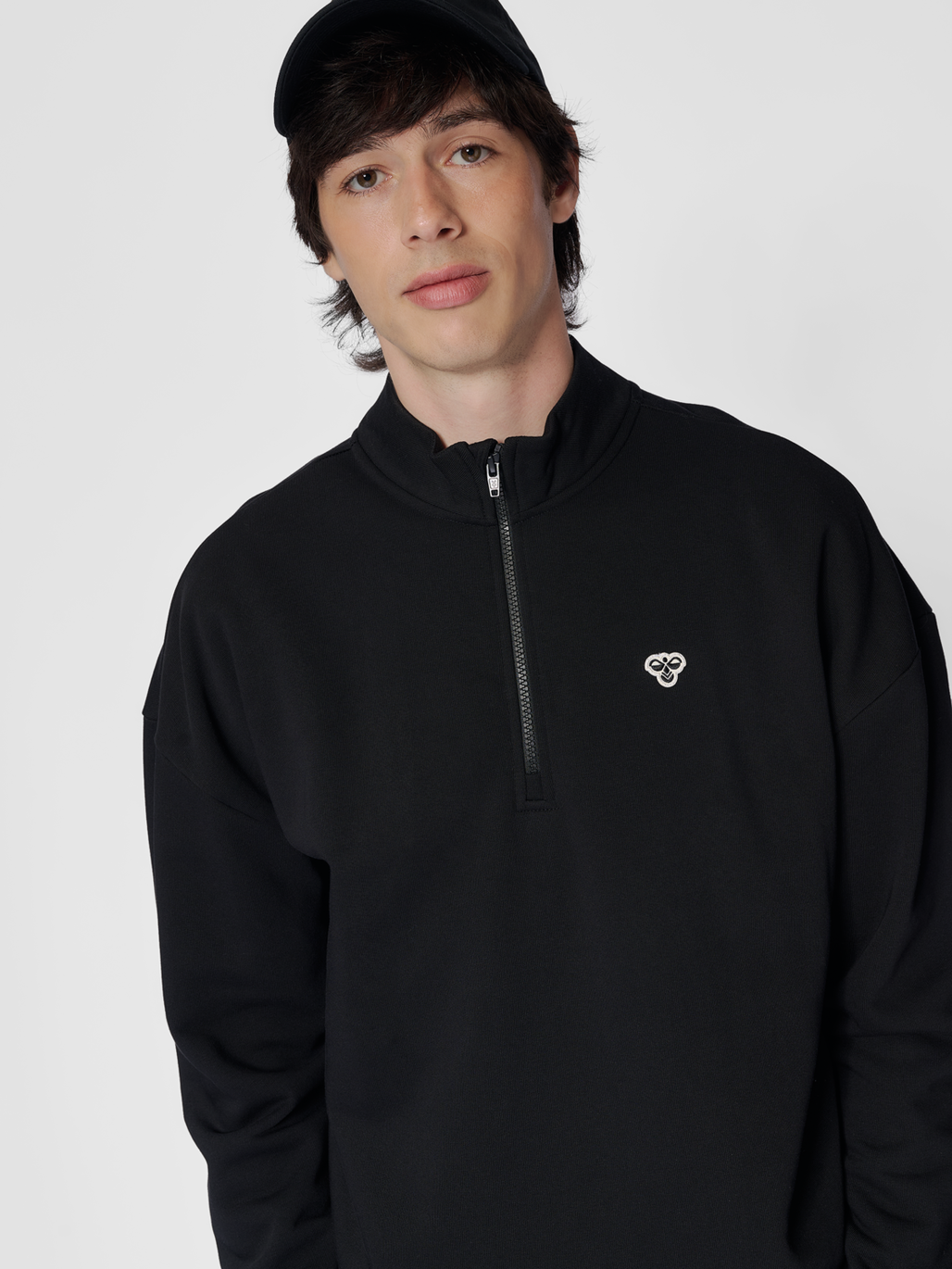 hmlLOOSE HALF ZIP  BEE