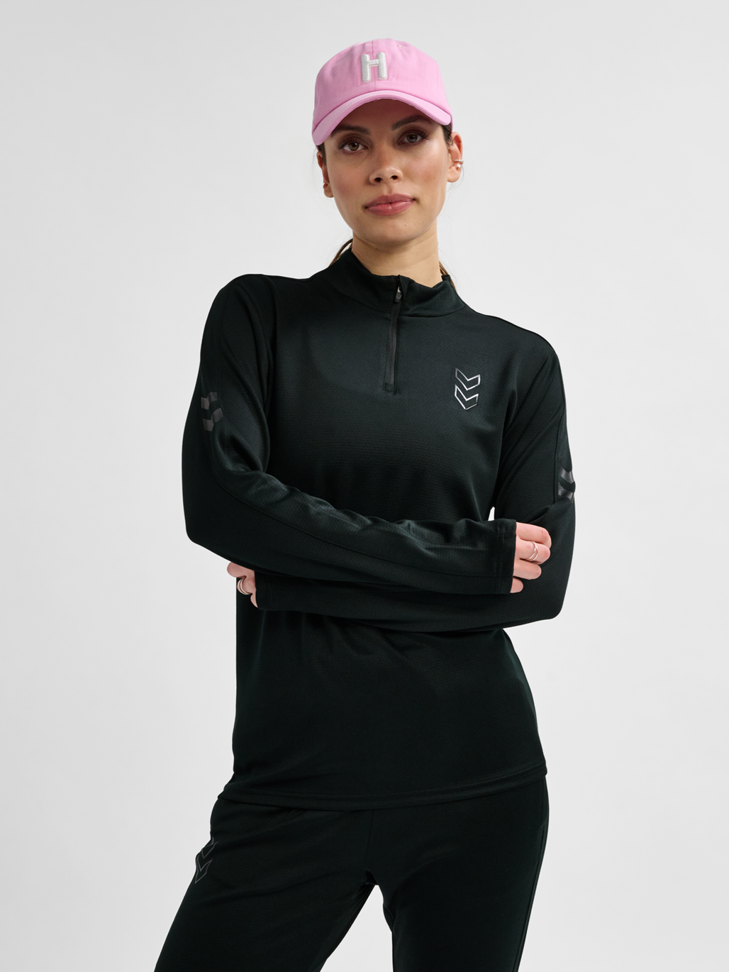 hmlACTIVE PL HALF ZIP WOMAN