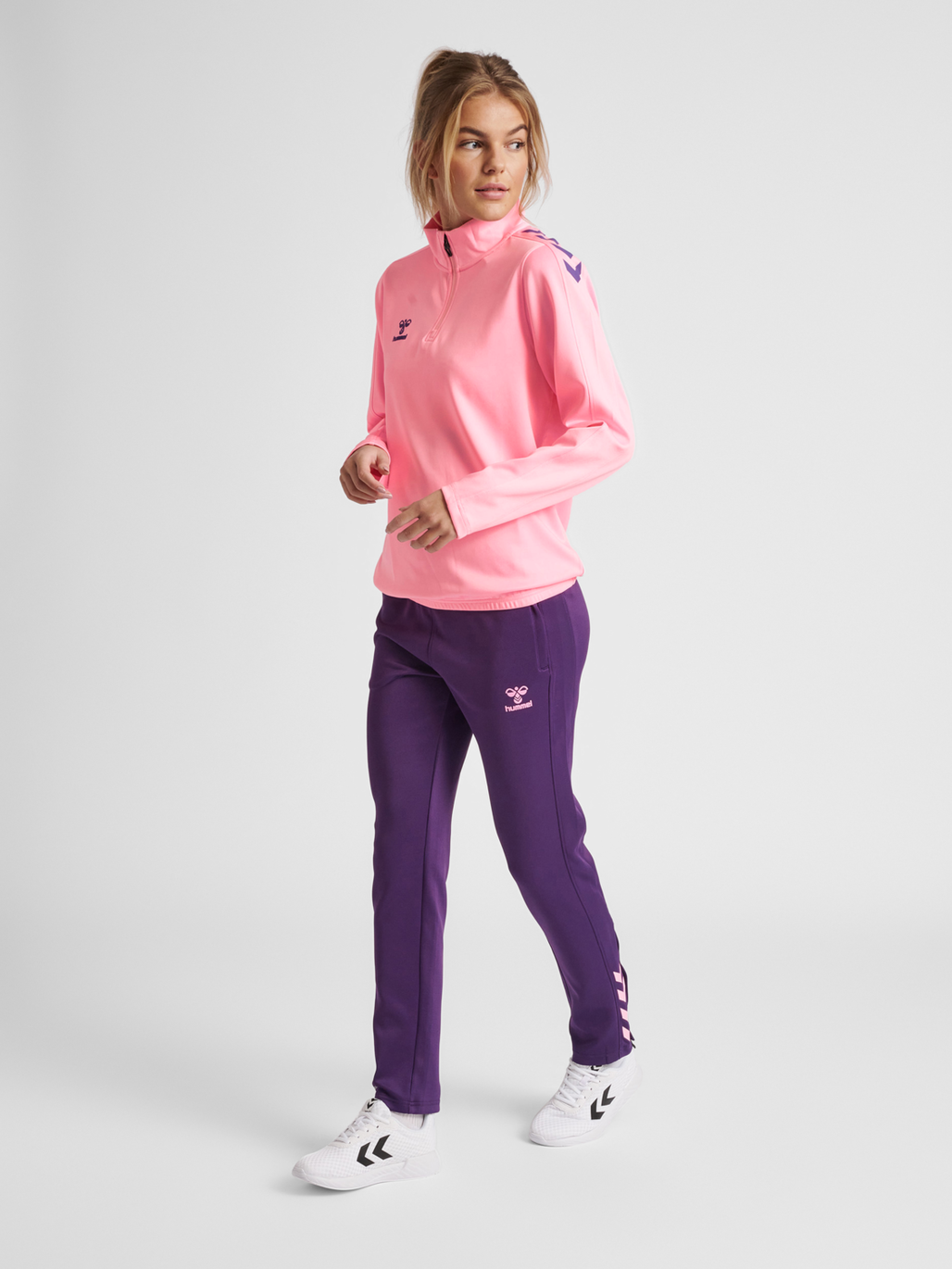 hmlCORE XK HALF ZIP SWEAT WOMAN