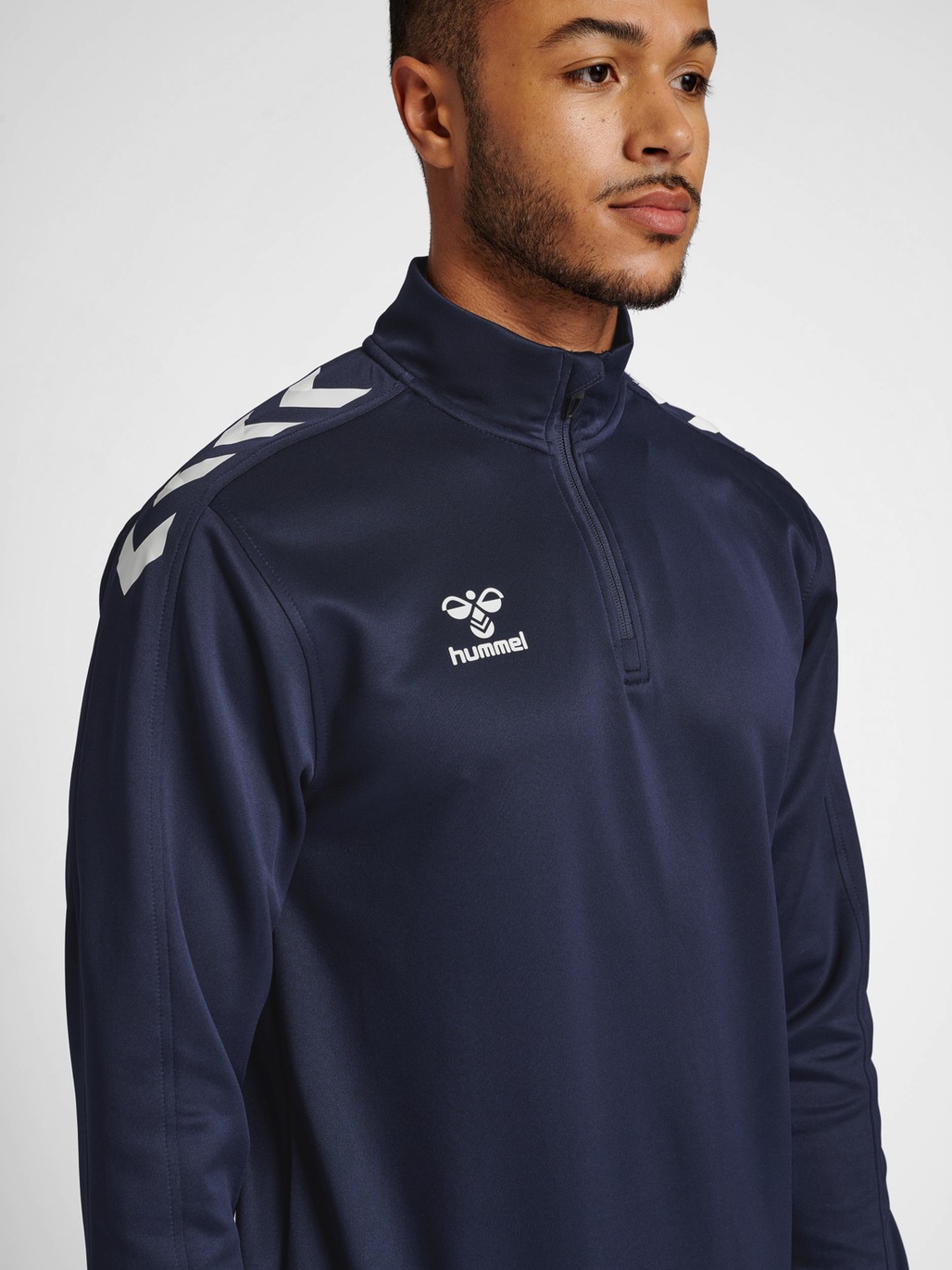 hmlCORE XK HALF ZIP POLY SWEAT