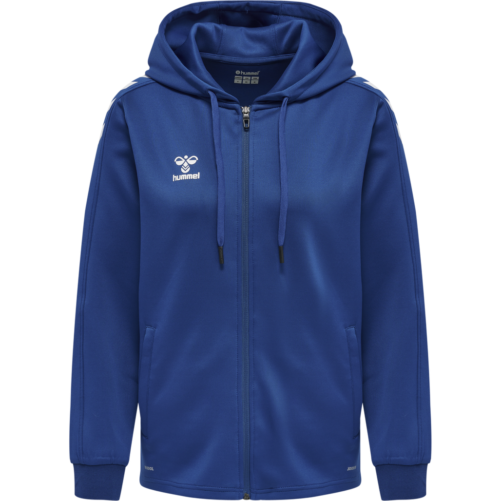 hmlCORE XK POLY ZIP HOOD SWEAT WOMA