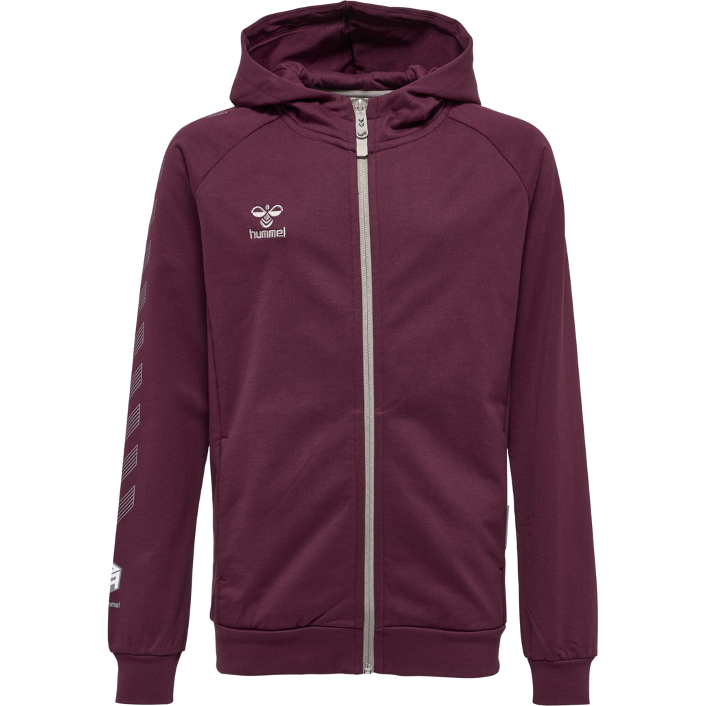 hmlMOVE GRID COTTON ZIP HOODIE KIDS