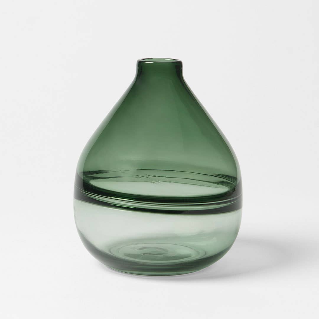 Vase Double Ring - Green