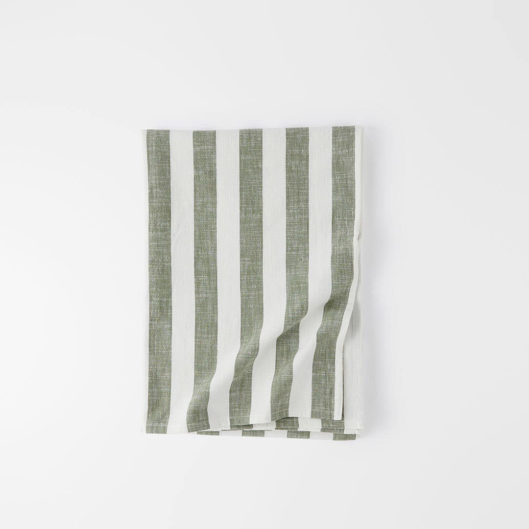 Cora Striped Napery - Khaki