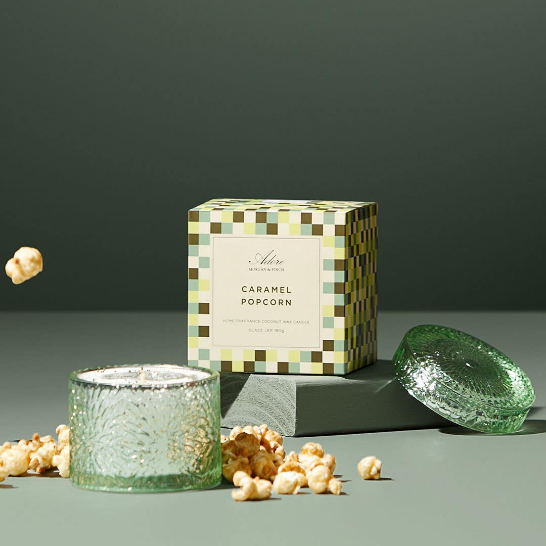 Adore 180g Scented Candle - Caramel Popcorn