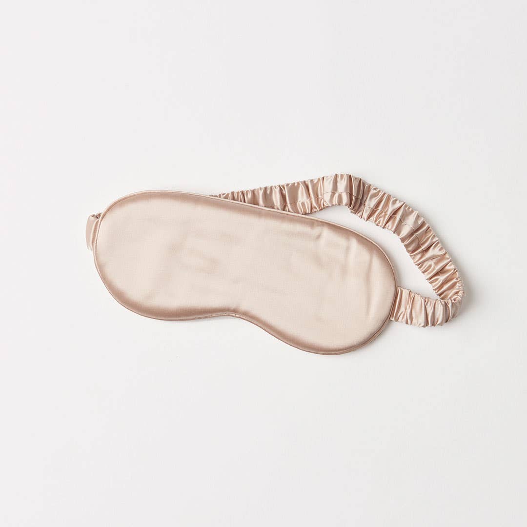 Silk Eye Mask - Oyster