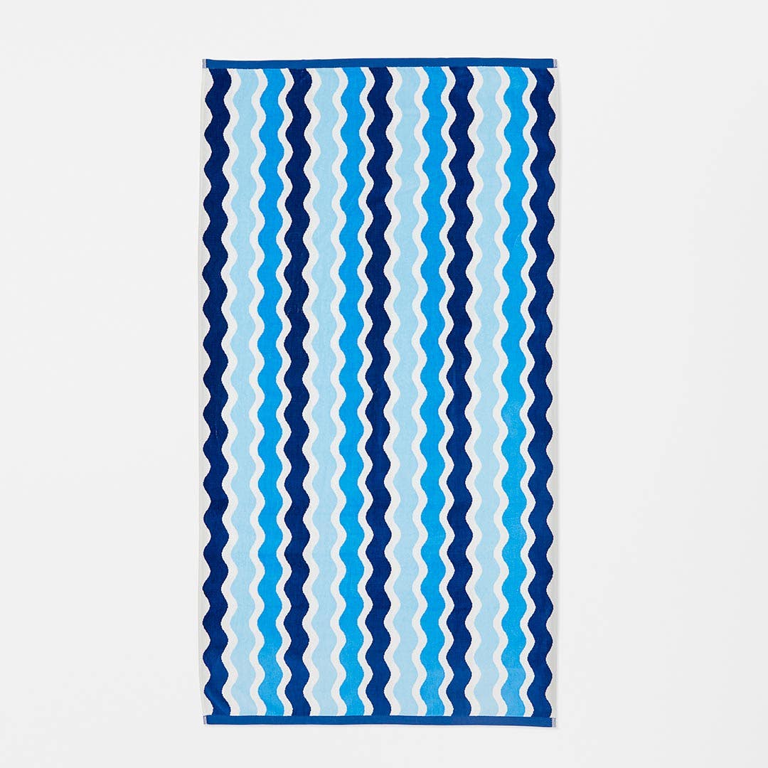 Wavy Days Beach Towel