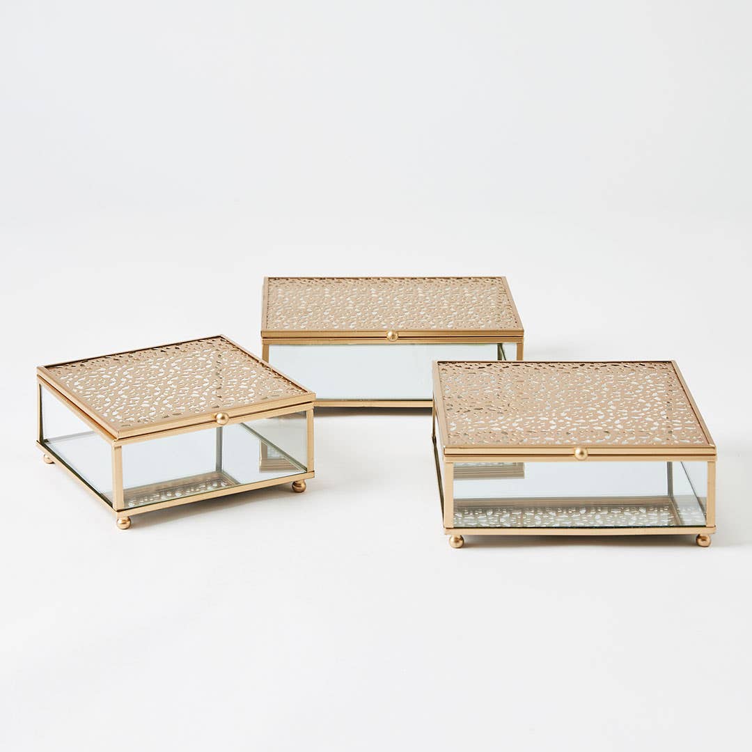 Lela Square Jewellery Box - Small