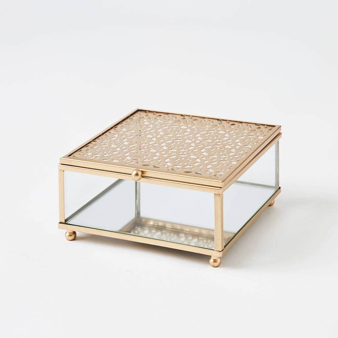 Lela Square Jewellery Box - Small