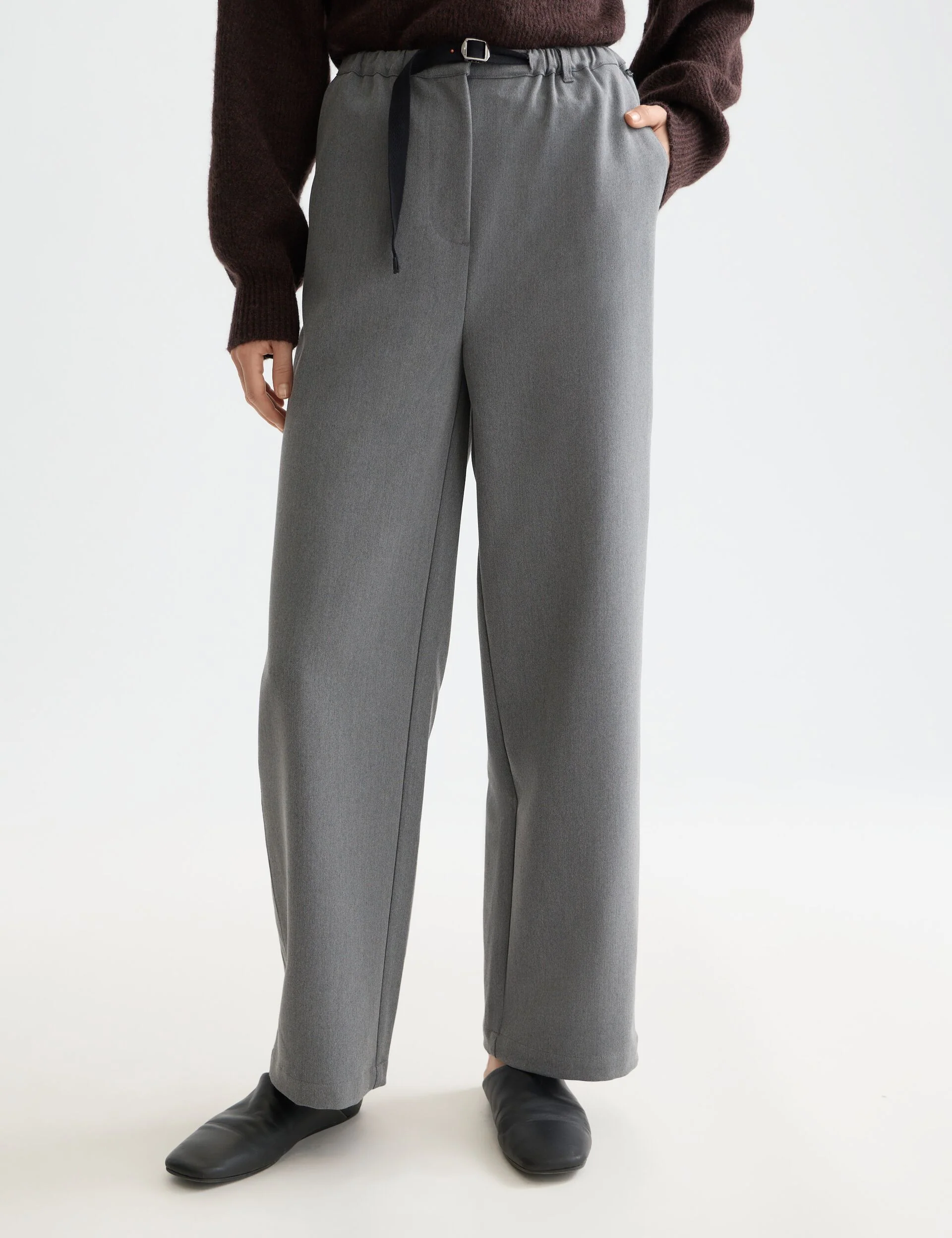 Ezra - High rise drawstring pant