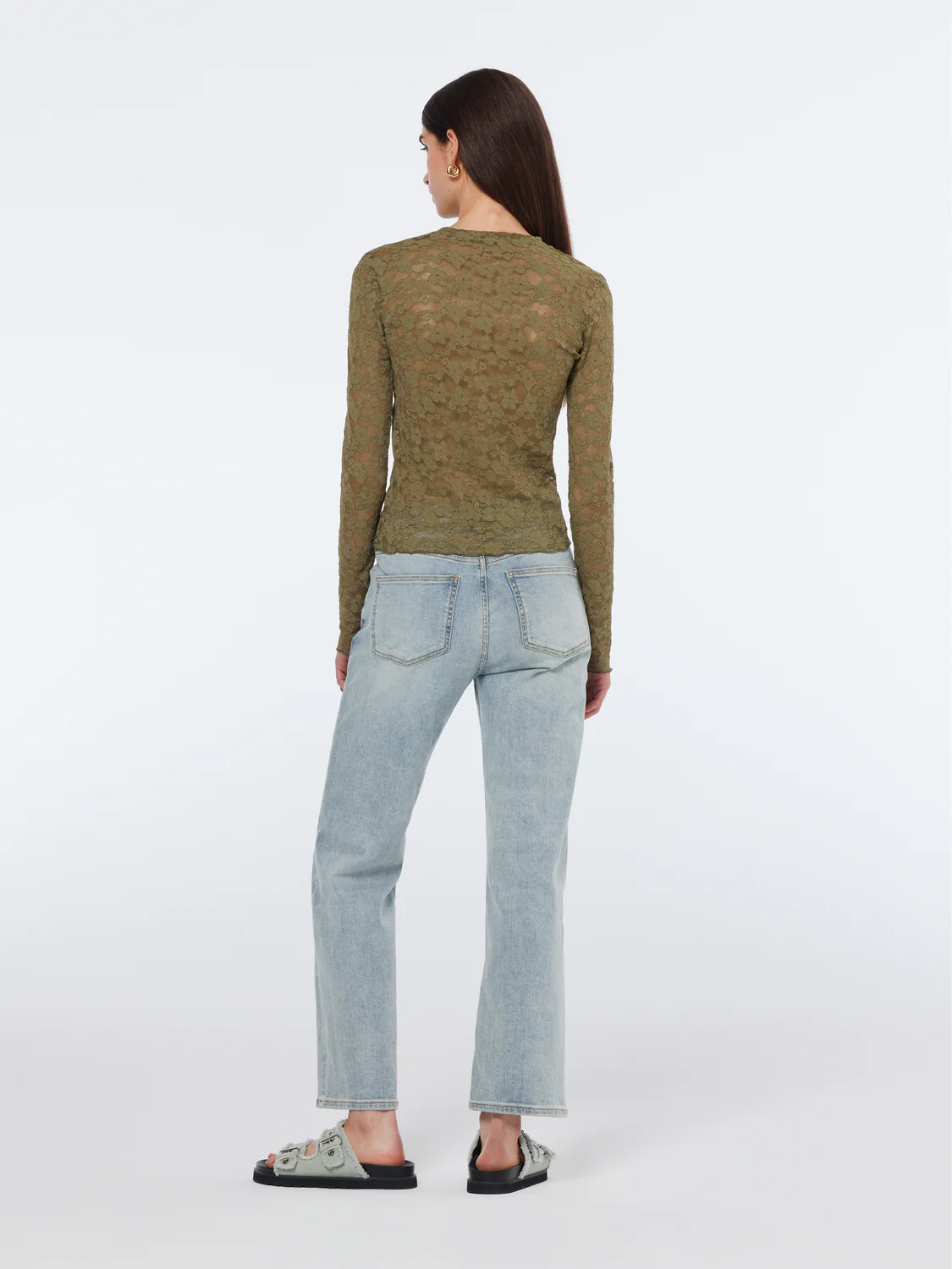 Floral Lace Long Sleeve Shirt