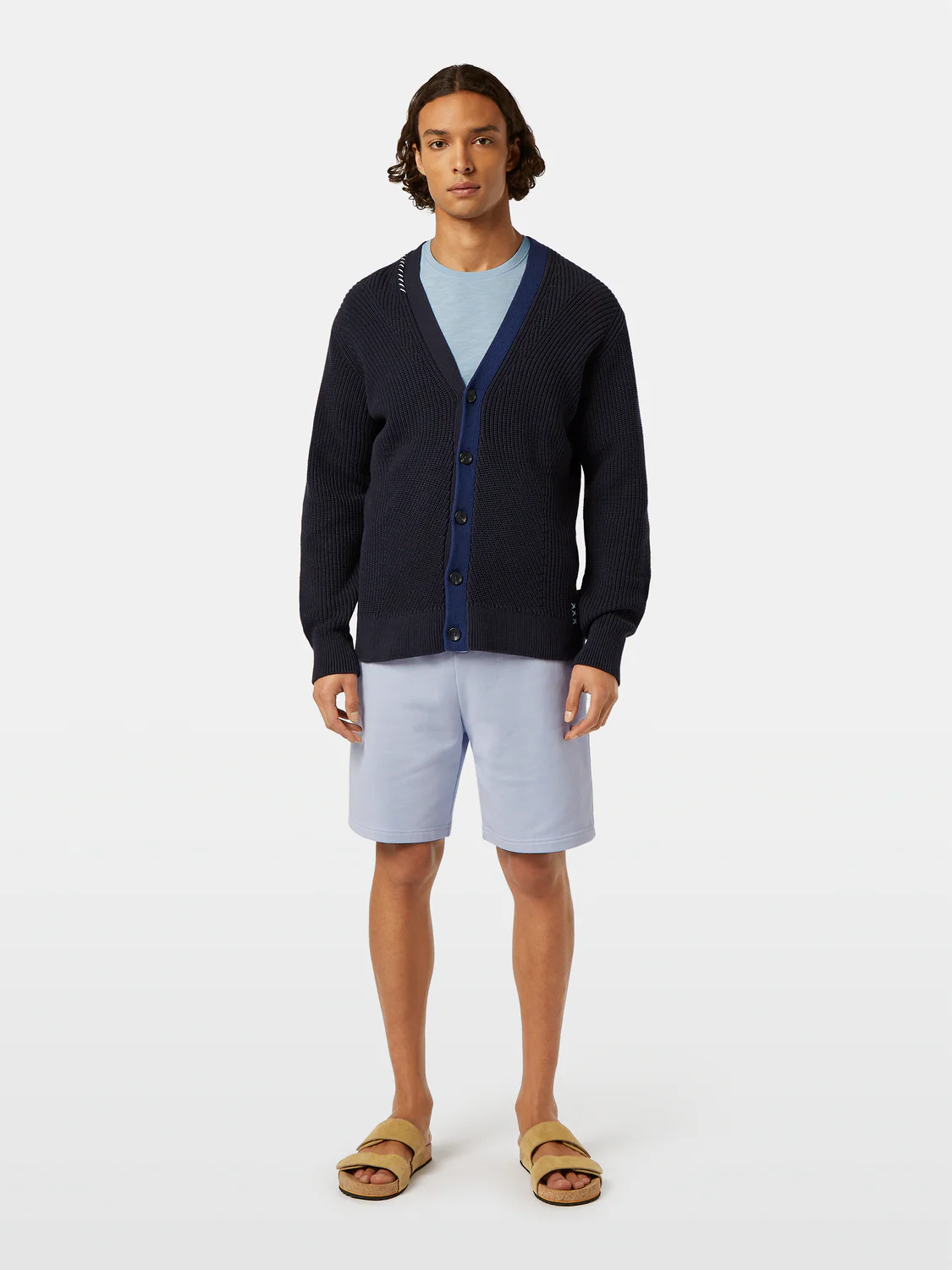 Structured Drop Shoulder Cardigan