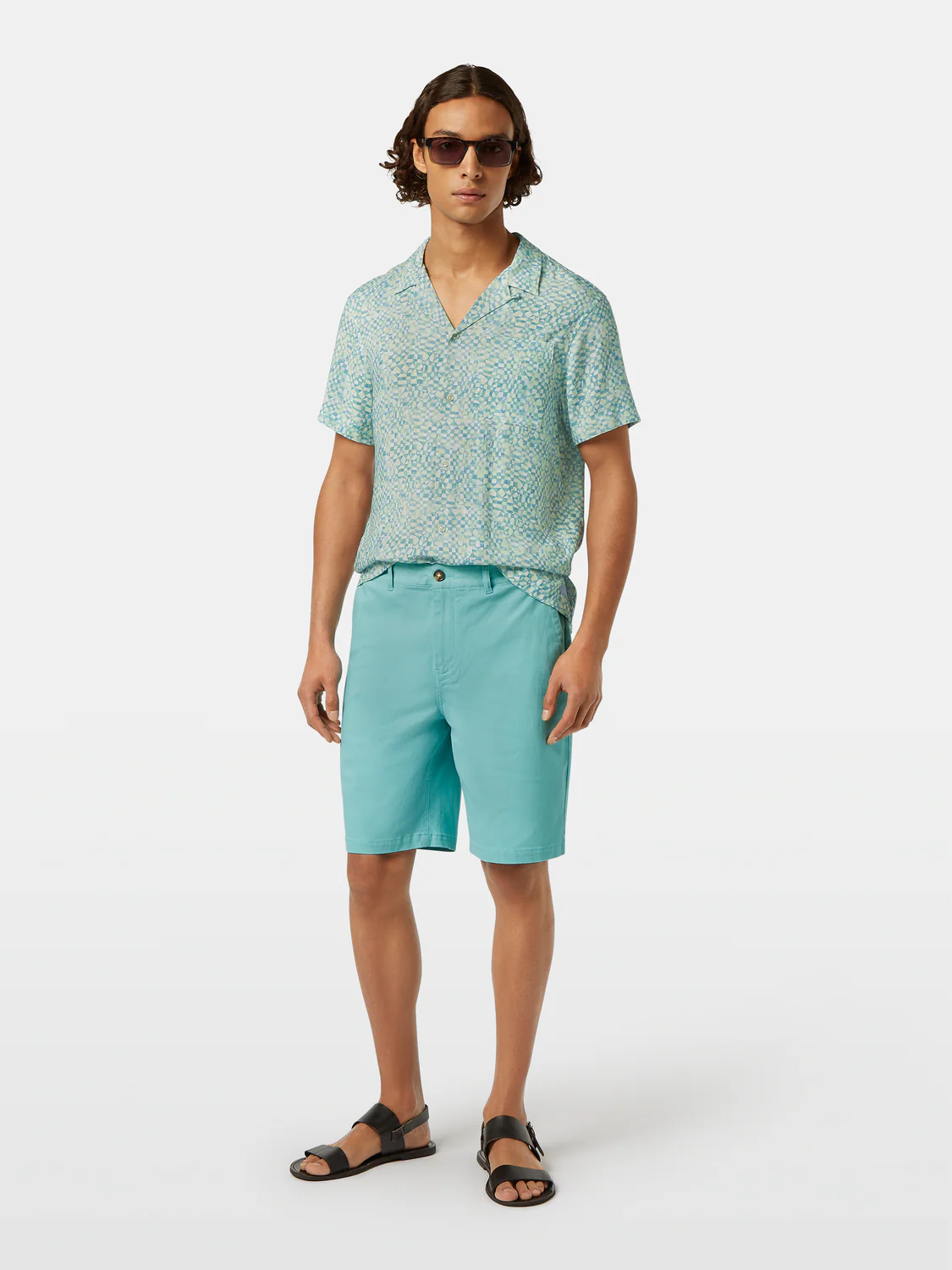 Stuart Washed Cotton-Blend Twill Chino Short