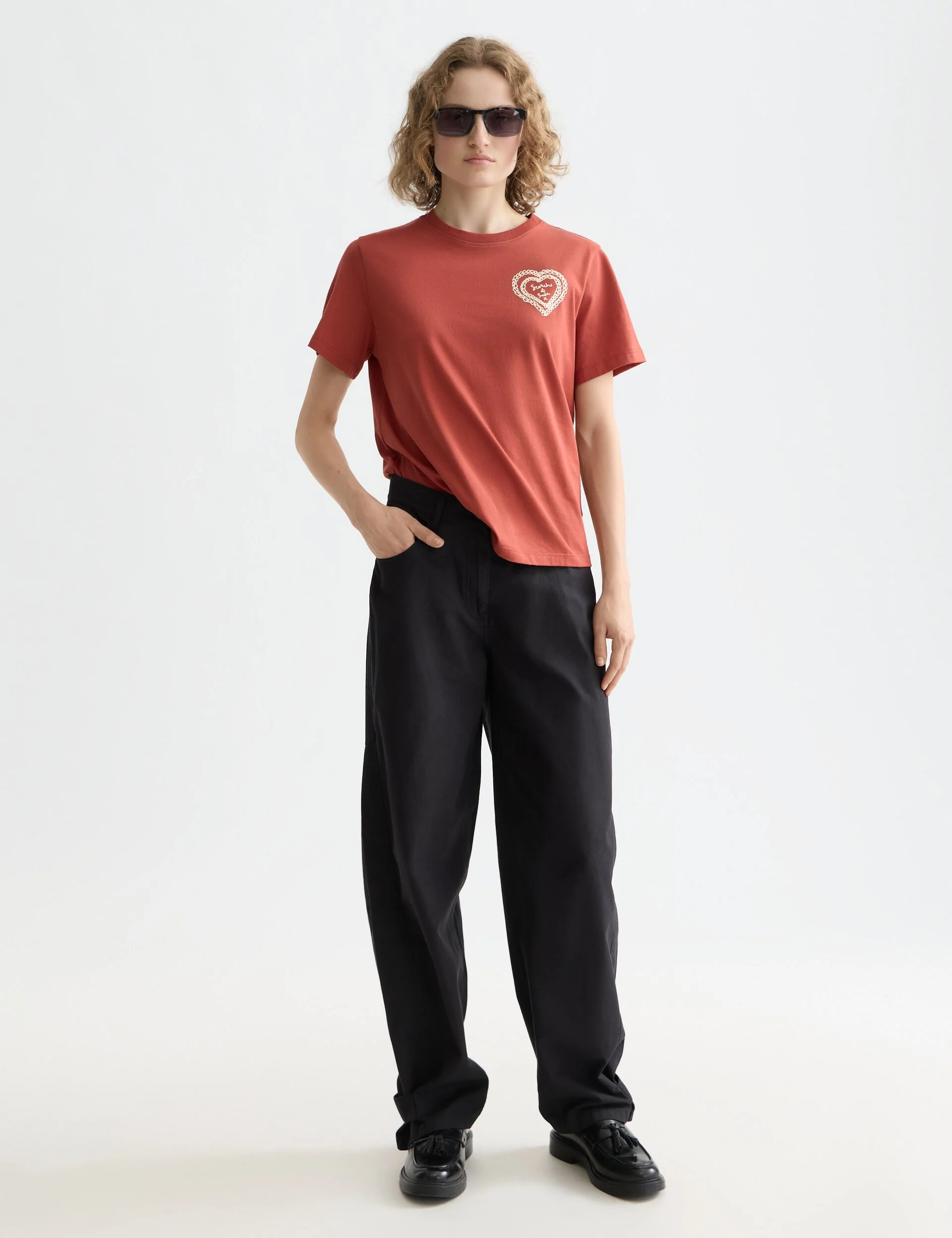 Chest artwork regular fit T-shirt