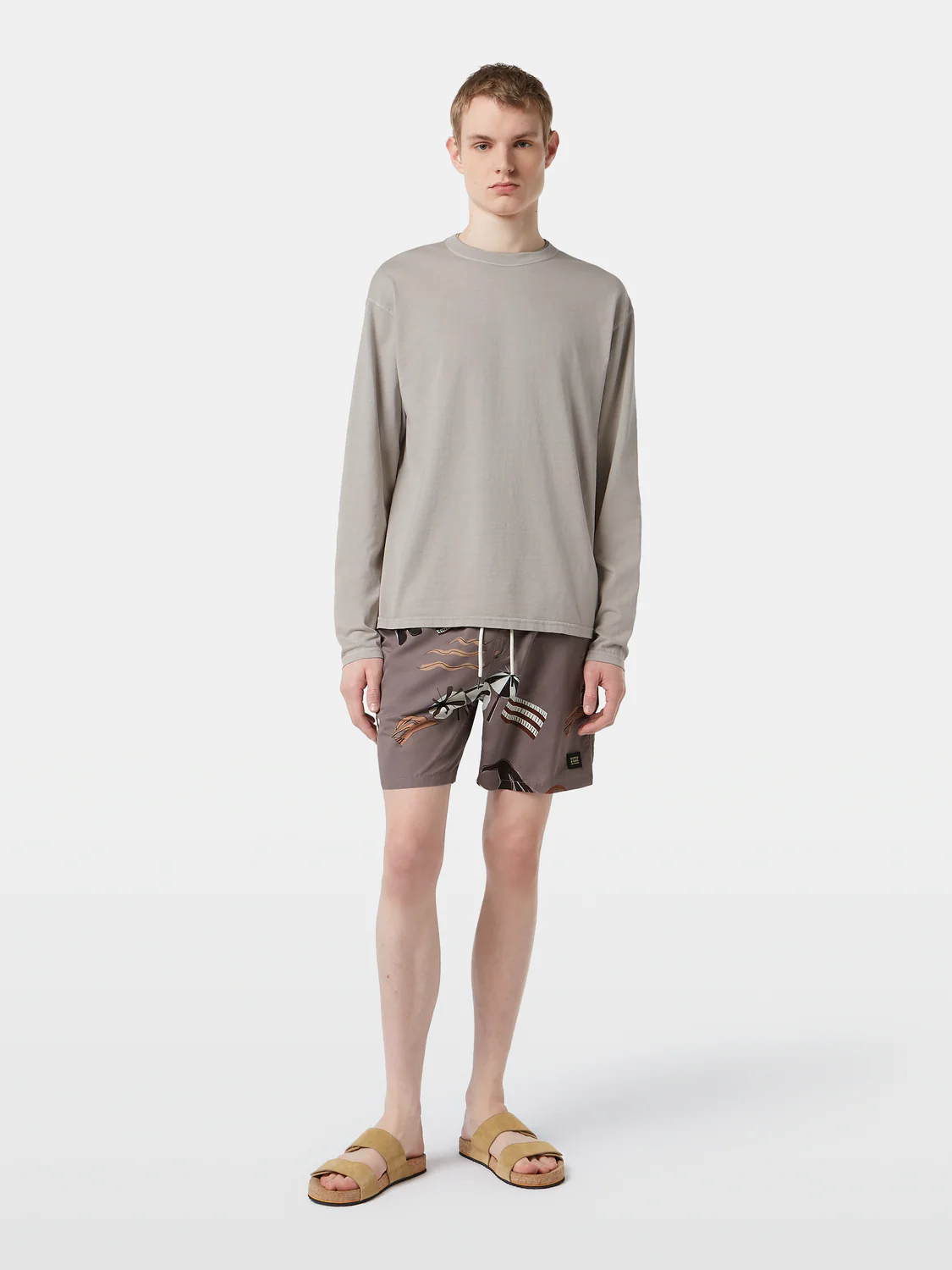 Printed Mid-Length Swimshort