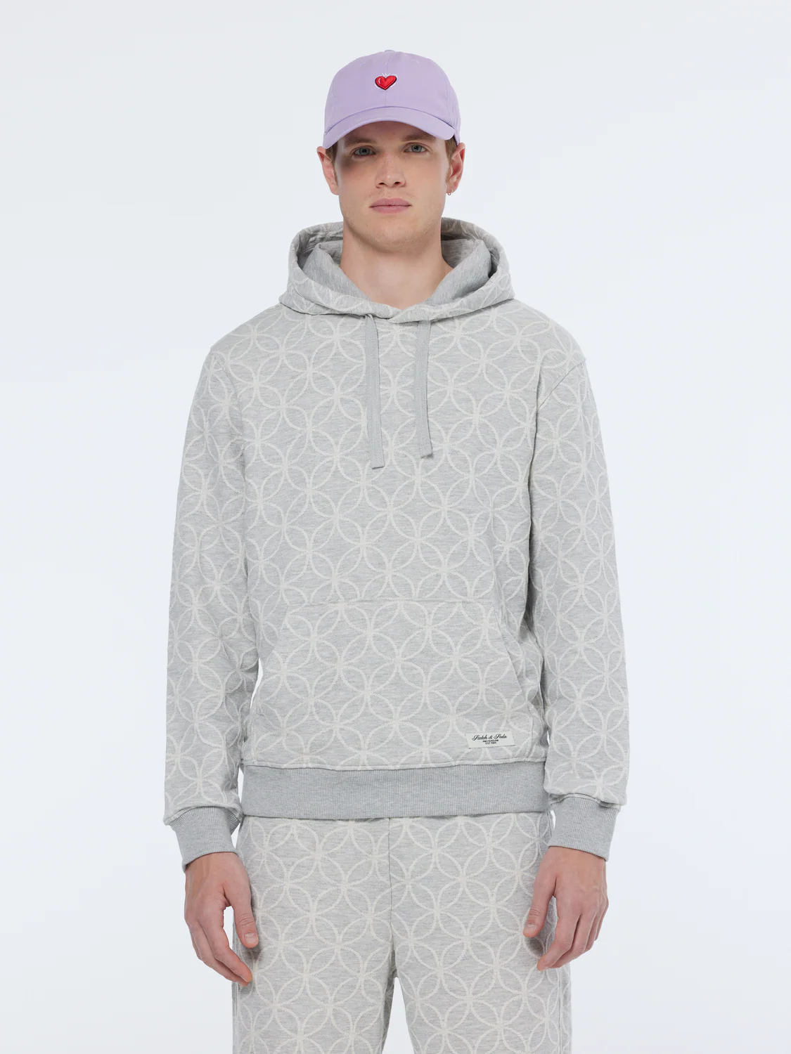 Regular Fit Jacquard Hoodie