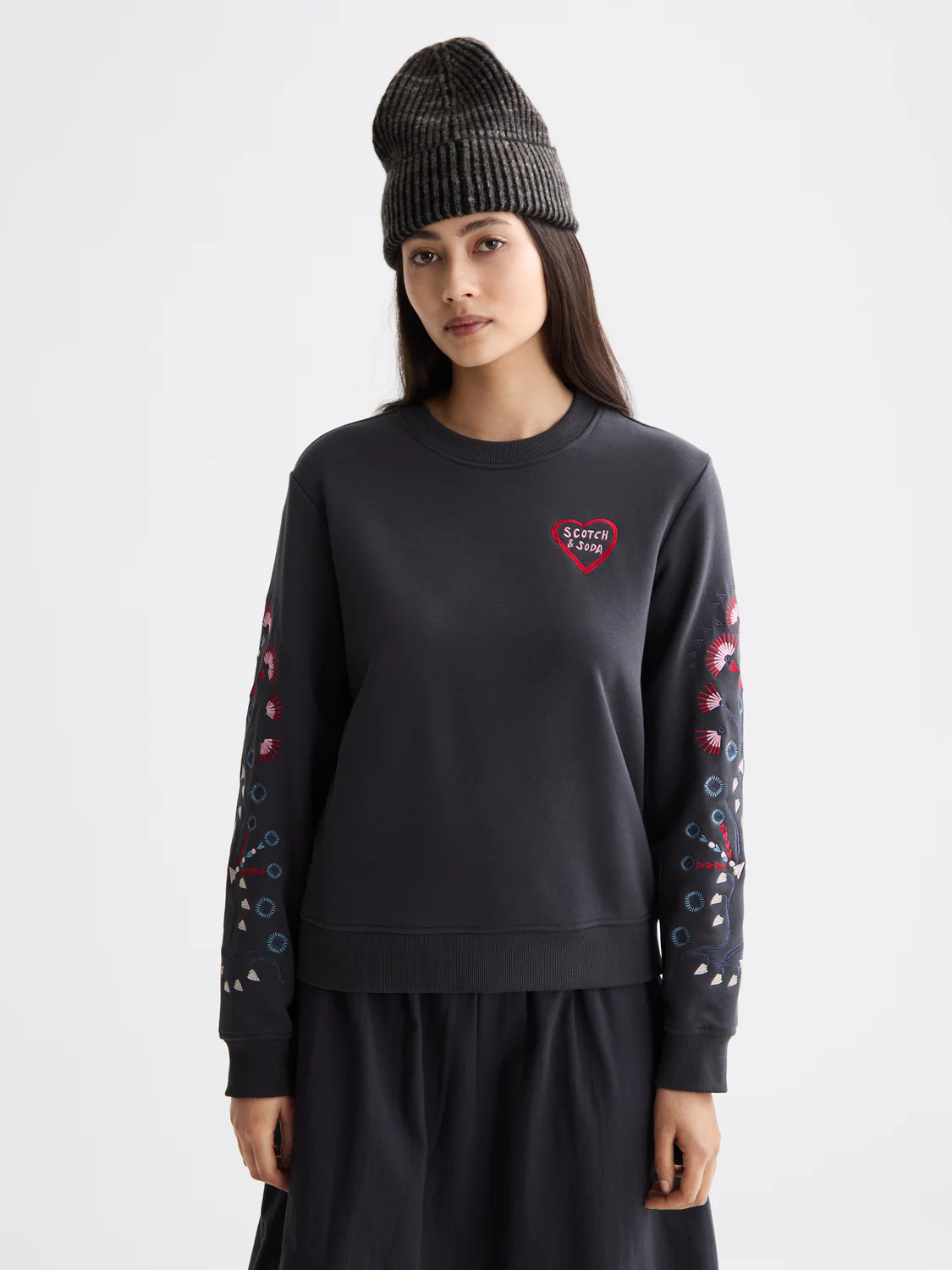 Embroidered Regular Fit Sweatshirt