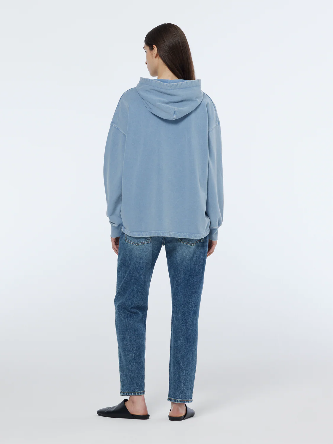 Bunny Washed Artwork Oversized Hoodie