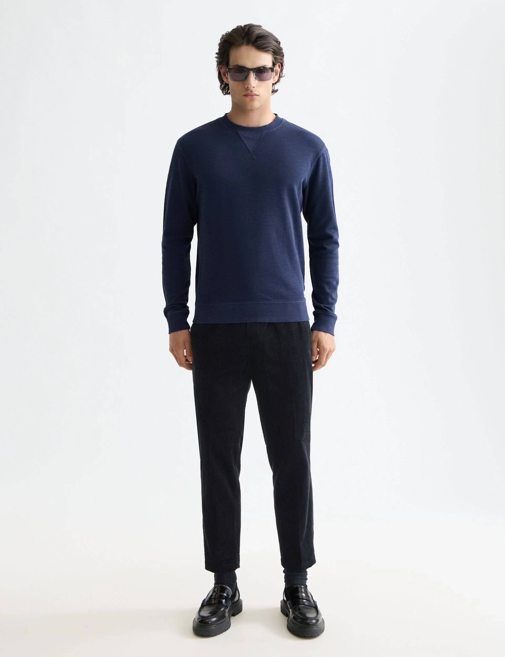 Fave - Cotton corduroy loose tapered jogger