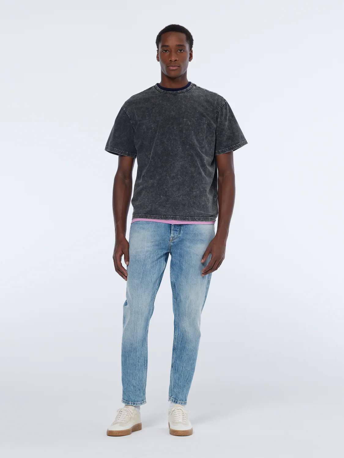 Washed Pocket Relaxed Fit T-Shirt