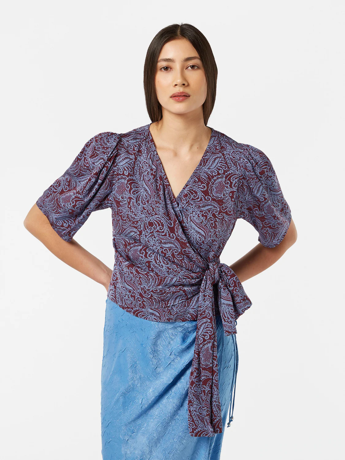 Jacquard Knotted Top