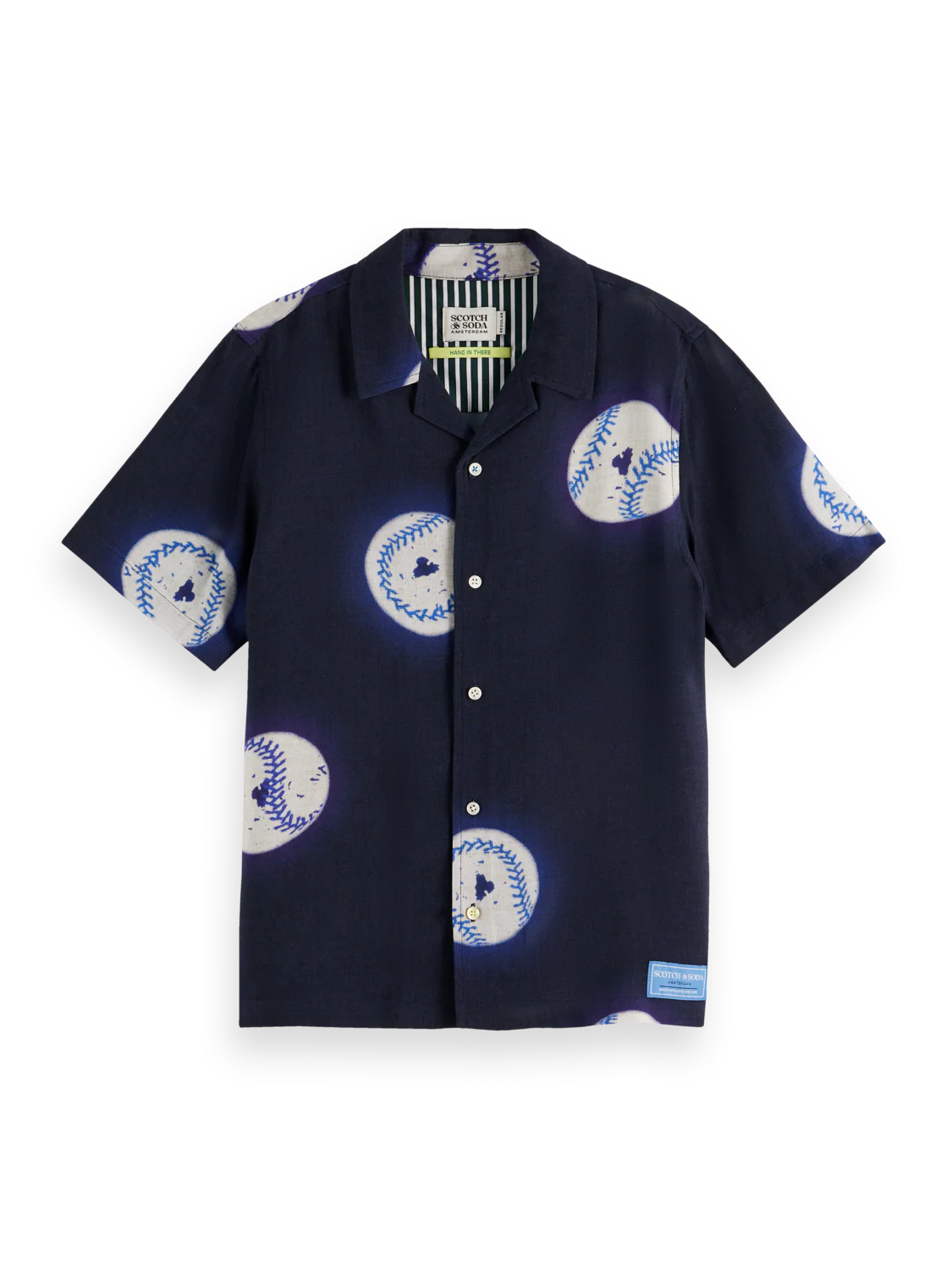 Boys' Baseball Printed Short Sleeve Shirt