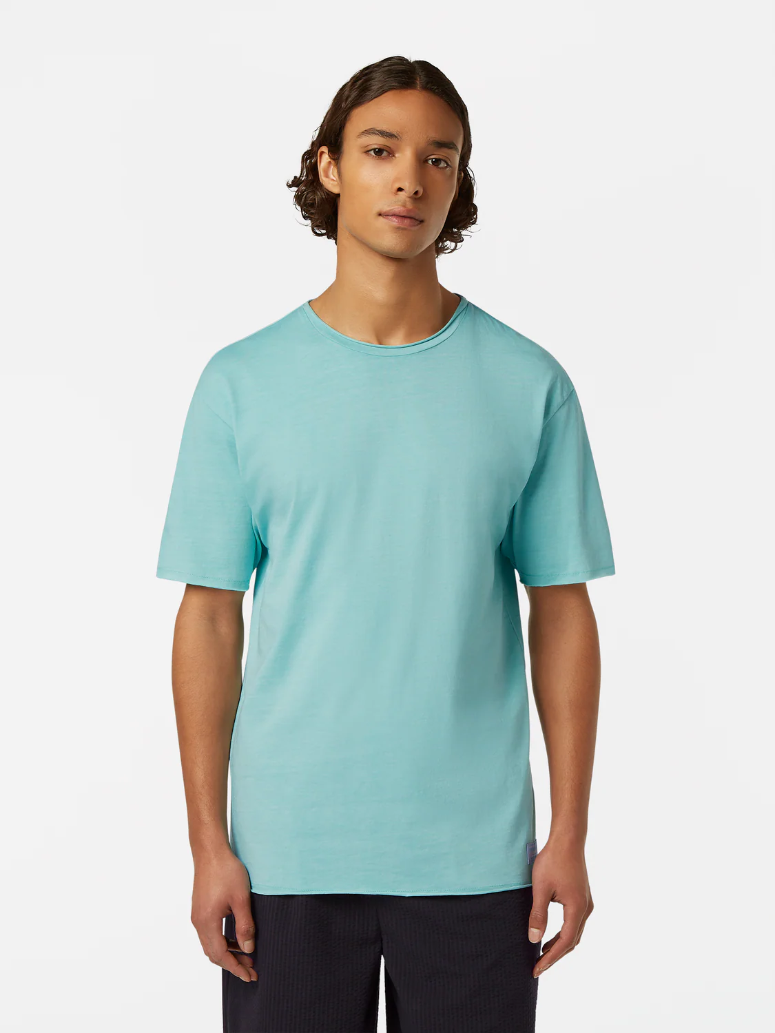 Relaxed-Fit Raw Edge T-Shirt
