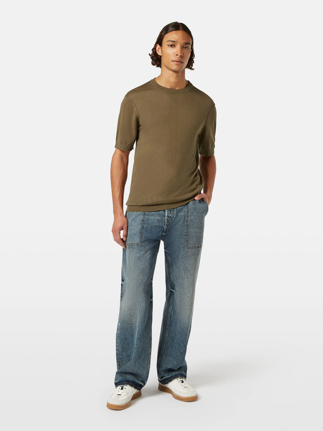 Regular Fit Knit T-Shirt